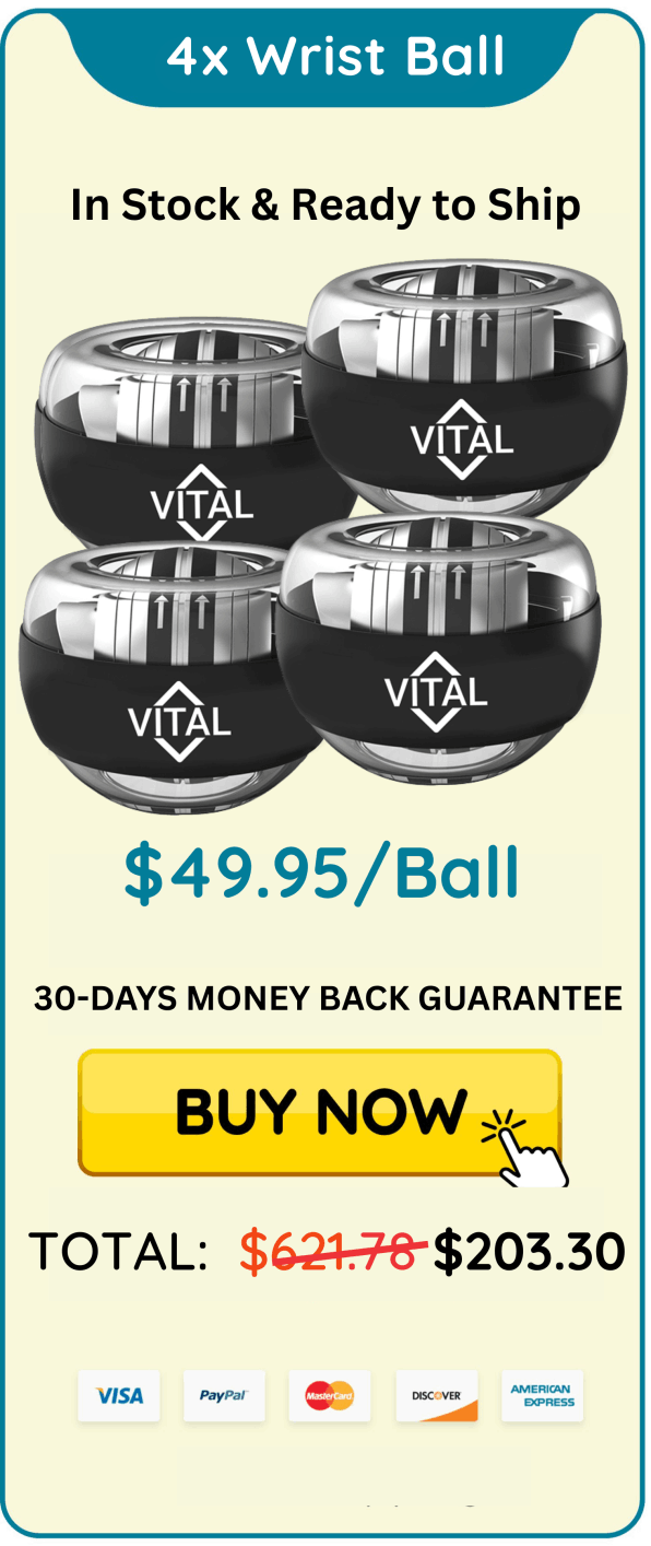 package of Vital Wrist Ball 4
